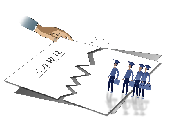 企業(yè)單方毀約、變相勸退　校招生權益如何保障？